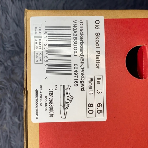 Checkerboard Old Skool ( Black,White,&Pink ) - Picture 4 of 4